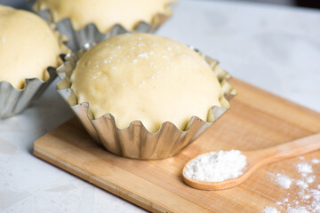 a few cakes are ready to bake