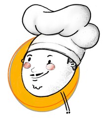 Chef with hat