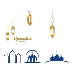 lanterns icon vector