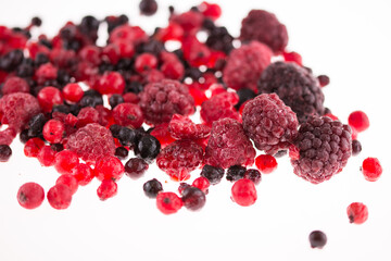 raspberries blueberries currants and other frozen fruits