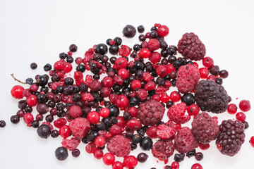 raspberries blueberries currants and other frozen fruits