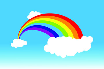 Rainbow beauty icon template vector illustration design.