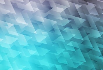 Fototapeta premium Light Pink, Blue vector background in polygonal style.