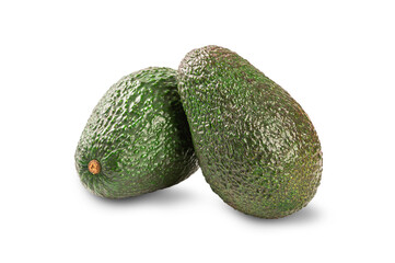Avocado fruit isolated on white background