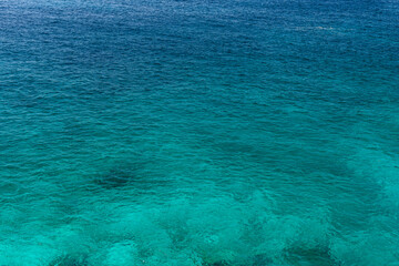 Blue sea surface texture background