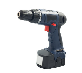 electric drill isolated on white background