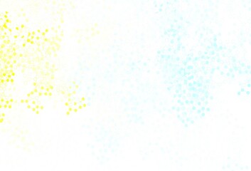 Light Blue, Yellow vector background with forms of artificial intelligence.