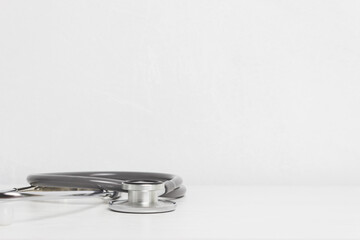 Doctor stethoscope on table
