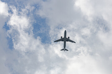 Blue sky and Airplane