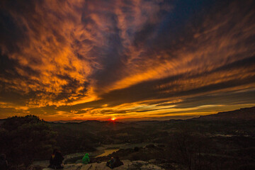 Atardecer a Siurana, Priorat, Catalunya