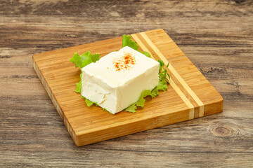 Greek traditional soft feta cheese