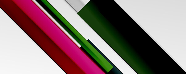 Multicolored lines background. Design template for business or technology presentations, internet posters or web brochure covers