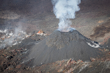 Eruption volcan - Piton. de La Fournaise - La Réunion
Coulée de lave - Volcanologie