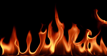 Fototapeta premium closeup Fire flame abstract background 