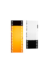 (35 mm.) film collections frame.With white space.film camera.	
