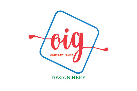 OIG lettering logo is simple, easy to understand and authoritative
