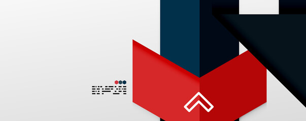 Shiny color triangles and geometric shapes vector abstract background