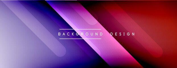 Dynamic lines abstract background. 3D shadow effects and fluid gradients. Modern overlapping forms