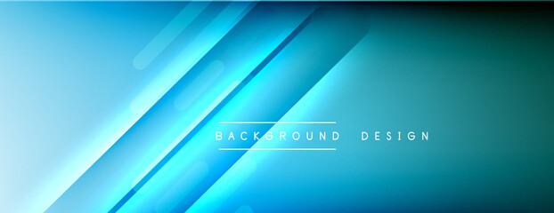 Dynamic lines abstract background. 3D shadow effects and fluid gradients. Modern overlapping forms