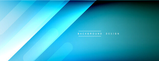 Dynamic lines abstract background. 3D shadow effects and fluid gradients. Modern overlapping forms