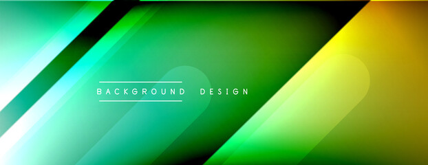 Dynamic lines abstract background. 3D shadow effects and fluid gradients. Modern overlapping forms