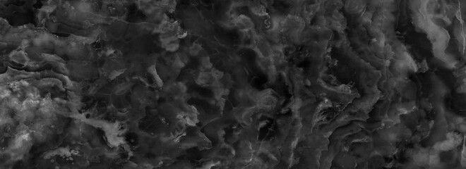 black marble with natural pattern.