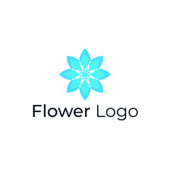 abstract flower logo