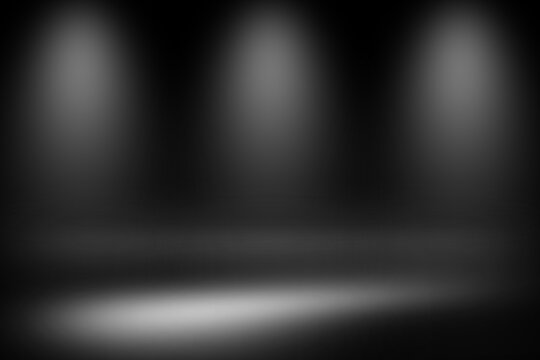 Abstract blur gradient black color, used as background for display your products