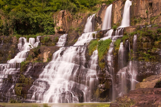 Pongour waterfall, Central Highlands of Vietnam, Southeast Asia
