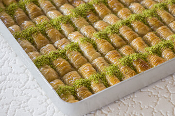 Traditional delicious fresh Turkish Baklava