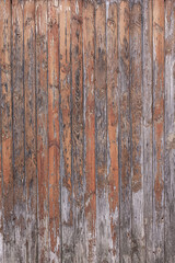old shabby wood texture natural color vertical frame