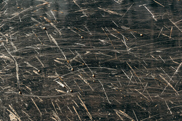 Offroad car side stained in mud close up