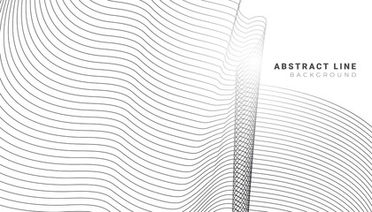 Abstract color line wave flow shape design on white background for design brochure, website, flyer.