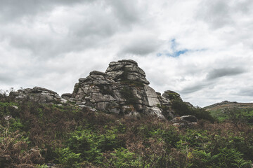 Fototapeta na wymiar Dartmoor Landscapes, Dartmoor National Park, UK