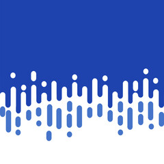 Blue and white abstract back ground, oval dropping