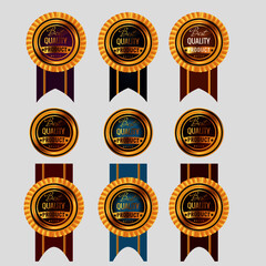 100% best Quality gold medal vector, gold medal, winner medal, winner award and ribbon