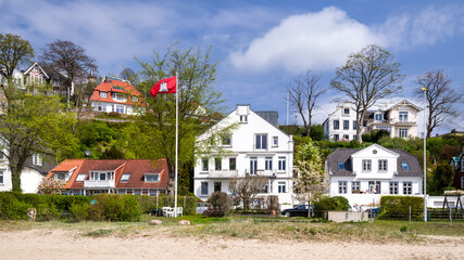 Am Strand in Hamburg Blankenese