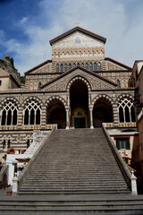 Fototapeta premium DUOMO DI AMALFI,ITALIA,4 MAGGIO 2021.