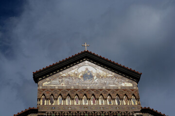 Fototapeta premium DUOMO DI AMALFI,ITALIA,4 MAGGIO 2021.