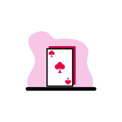 Icon Poker Vector Conceptual Design Illustration