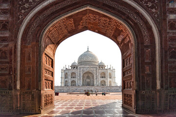 Fototapeta na wymiar Taj Mahal in India