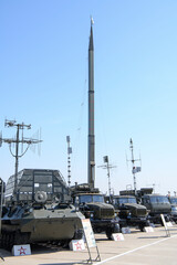   Demonstration of military equipment at the forum 