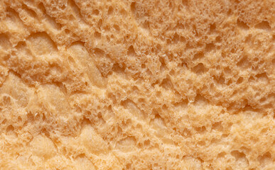 Fresh crusty bread as background.