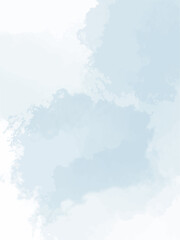 Watercolor simple white vector background