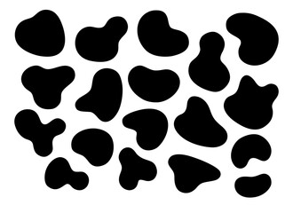 Abstract vector illustration cow or leopard pattern. Decoration for any design.