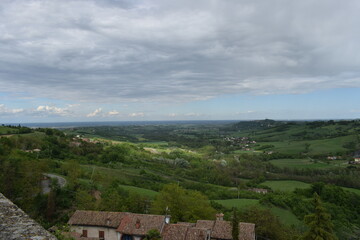 Panorama dal borgo di Vigoleno