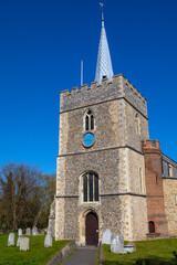 Fototapeta na wymiar St. Mary the Great Church in Sawbridgeworth, Hertfordshire