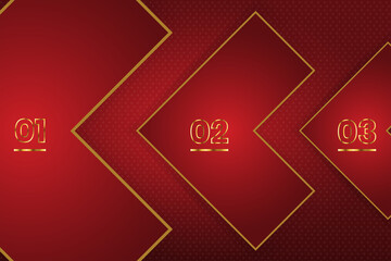 geometric background with space for text. geometry red background good for your text message or print template business