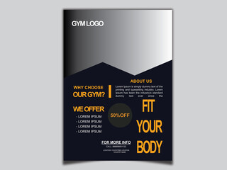 Fitness and Gym Flyer Design Template