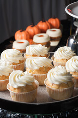cupcakes with protein cream and other handmade sweets